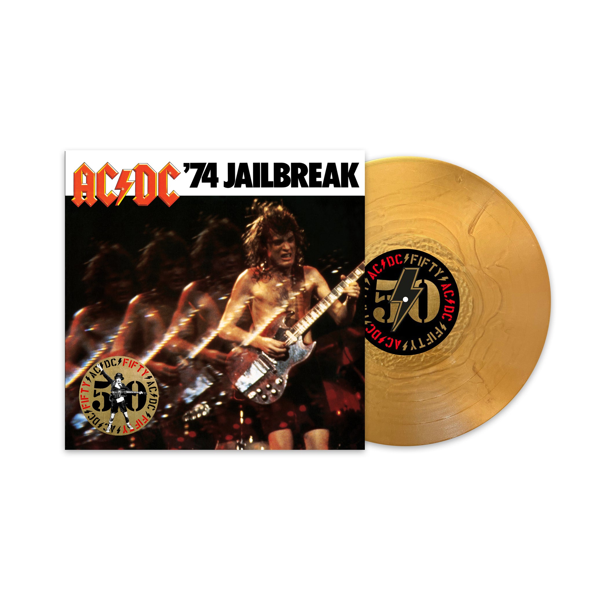 AC/DC "74 Jailbreak" Gold Vinyl - PRE-ORDER