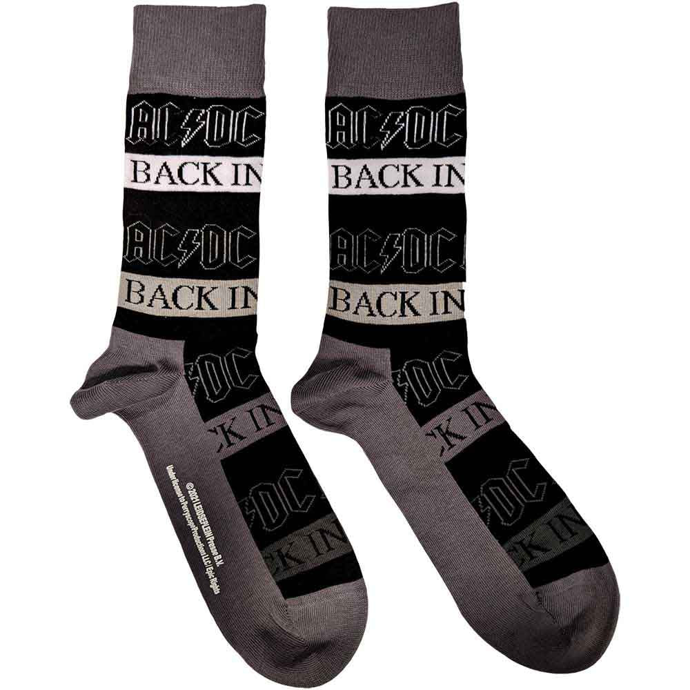 AC/DC "Back In Black" Socks