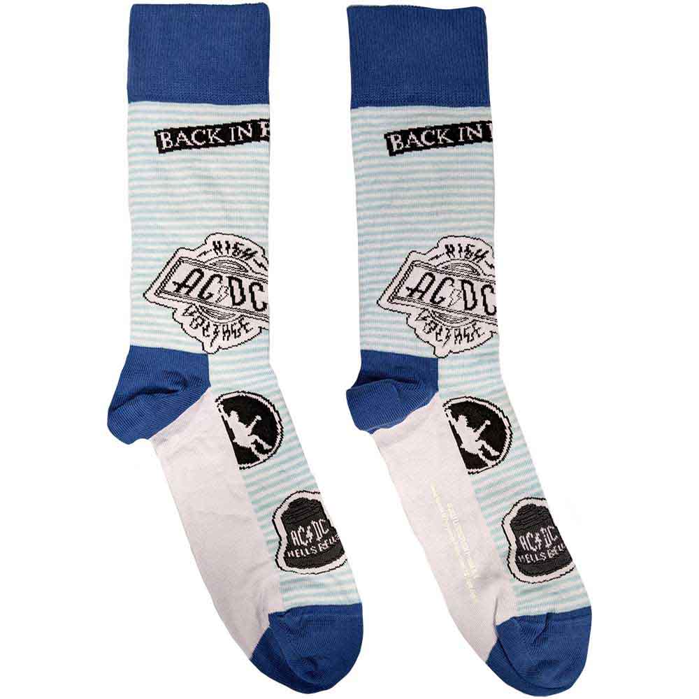 AC/DC "Icons" Blue Socks