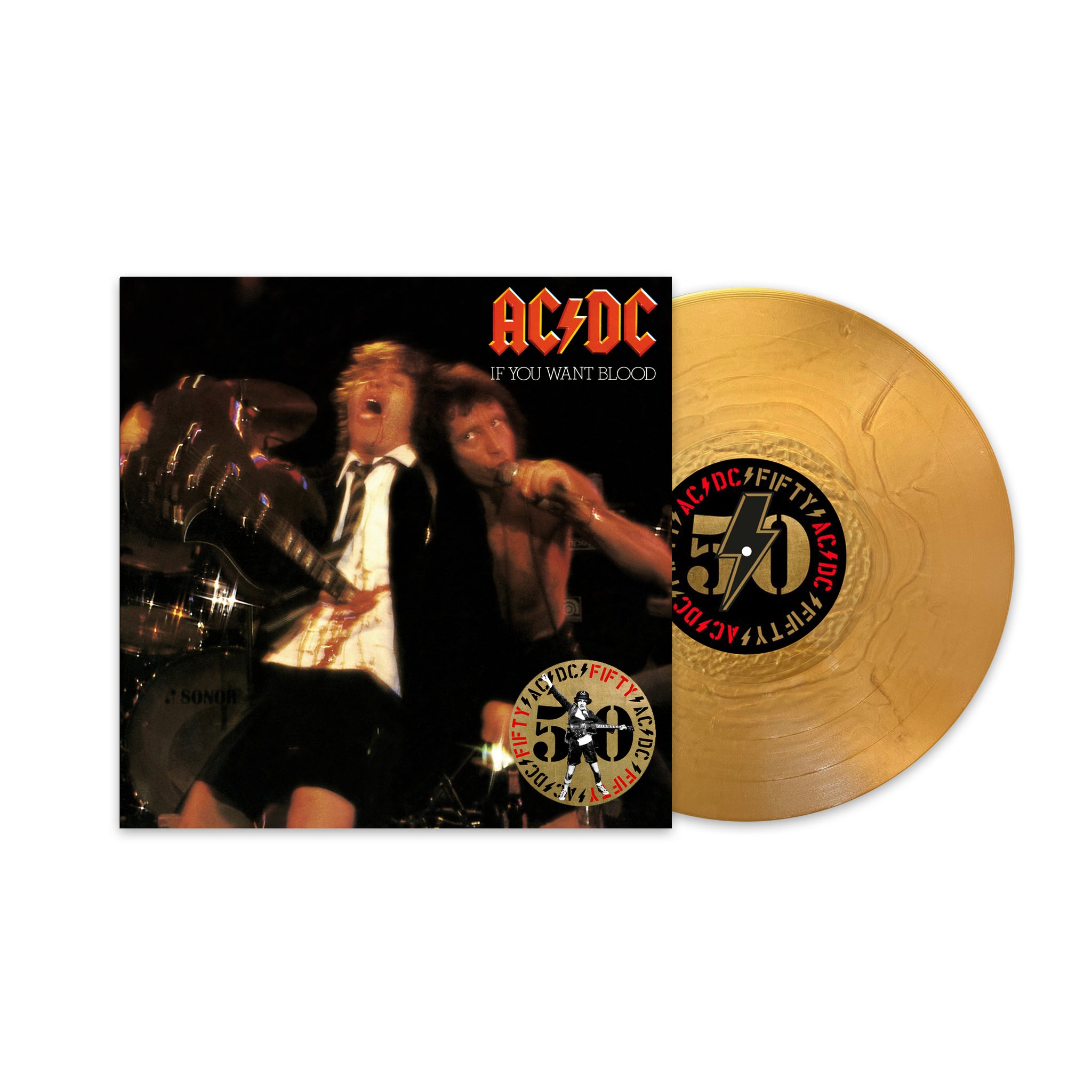 AC/DC "If You Want Blood You've Got It" Gold Vinyl - PRE-ORDER