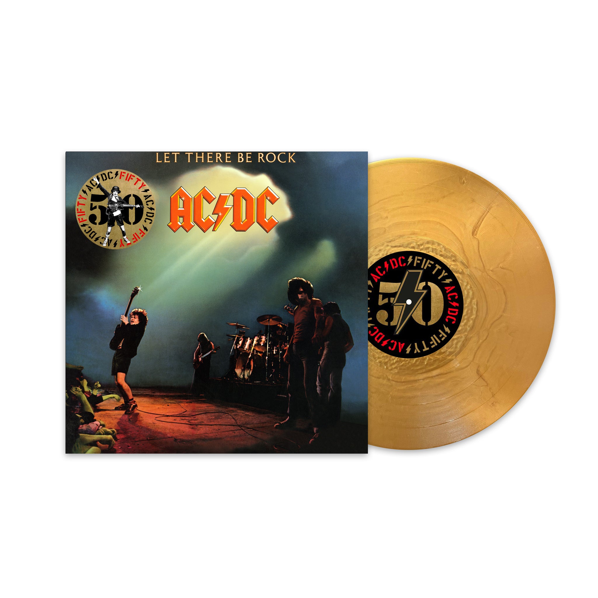 AC/DC "Let There Be Rock" Gold Vinyl - PRE-ORDER