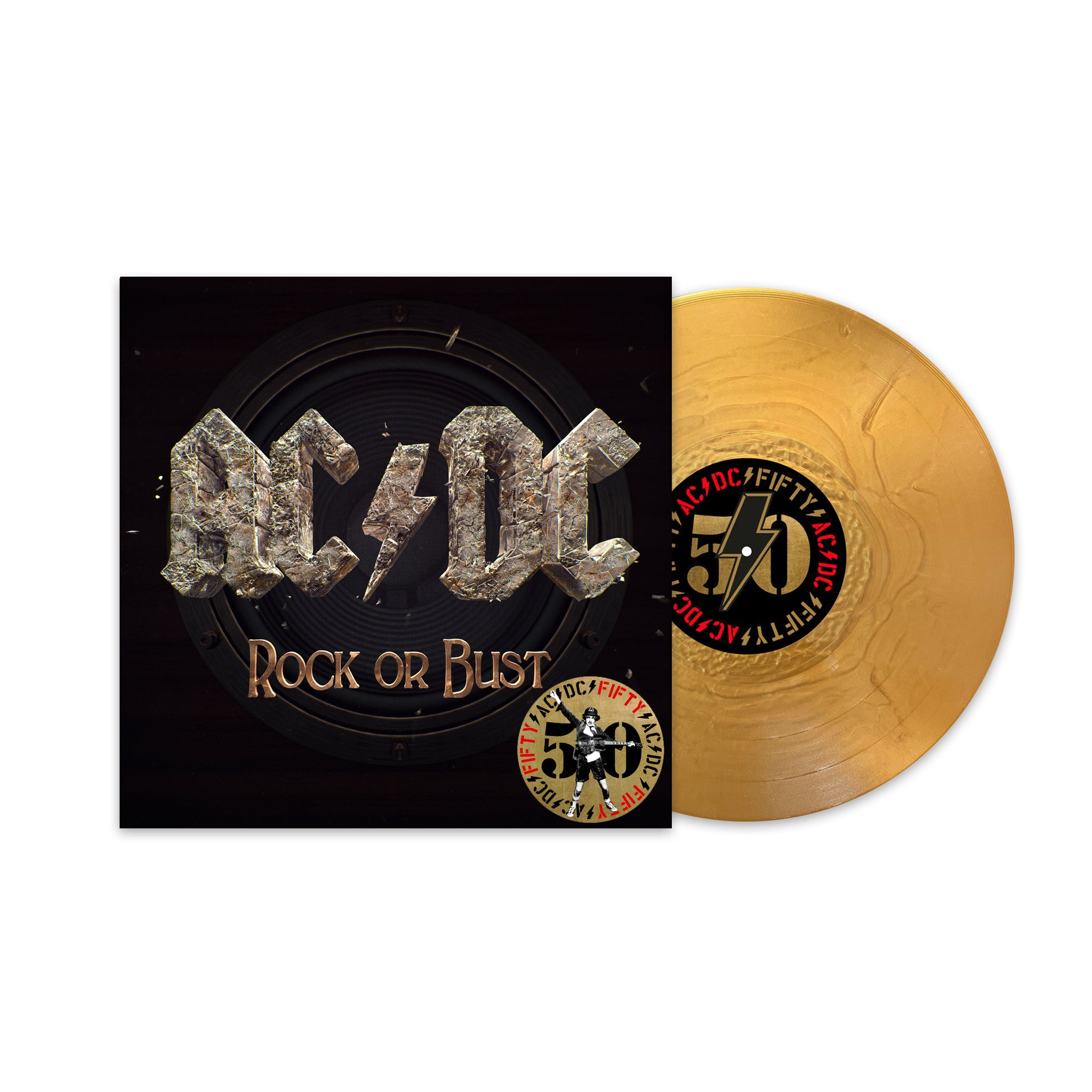 AC/DC "Rock Or Bust" Gold Vinyl - PRE-ORDER