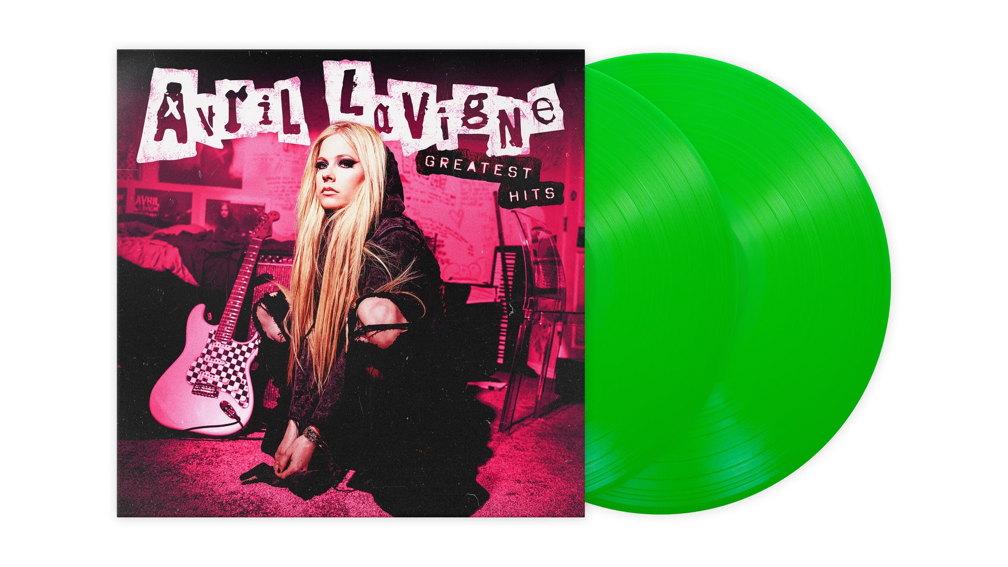 Avril Lavigne "Greatest Hits" 2x12" Neon Green Vinyl - PRE-ORDER