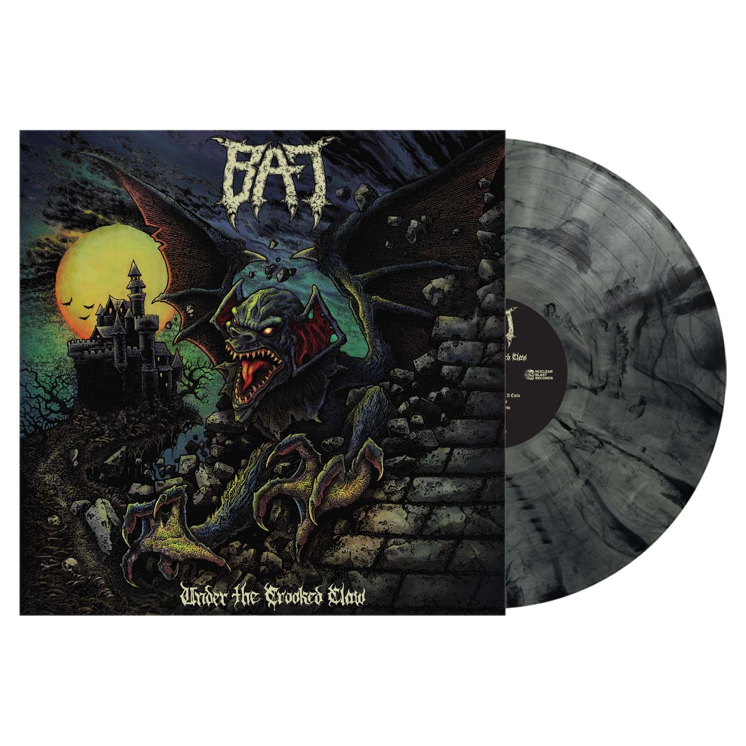 BAT "Under The Crooked Claw" Bottle Clear / Black Marbled Vinyl