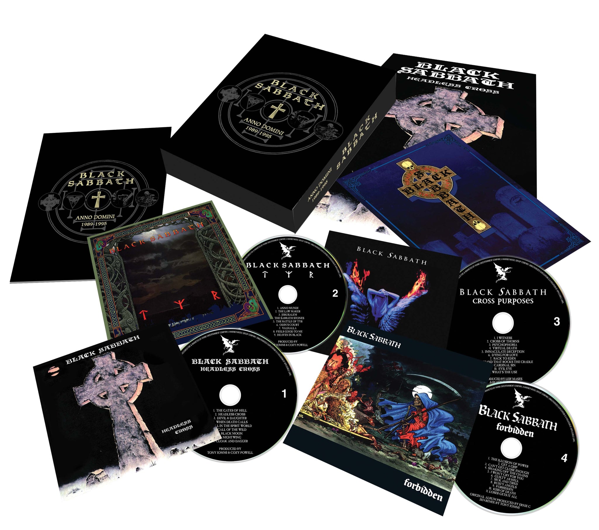 Black Sabbath "Anno Domini: 1989-1995" Super Deluxe 4 CD Box Set - PRE-ORDER