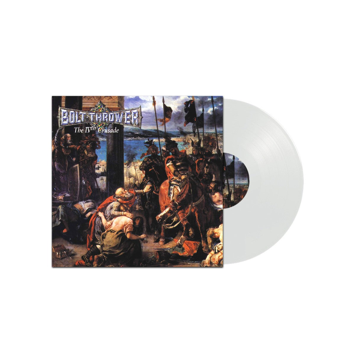 Bolt Thrower "The IVth Crusade" FDR White Vinyl (Damaged Sleeve)