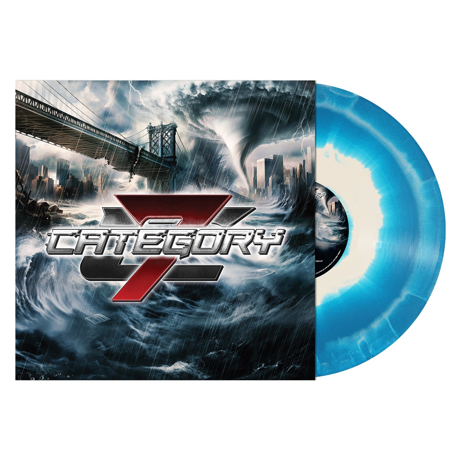 Category 7 "Category 7" 'Storm Surge' Blue / White Melt Vinyl (Ltd to 700 copies) - PRE-ORDER