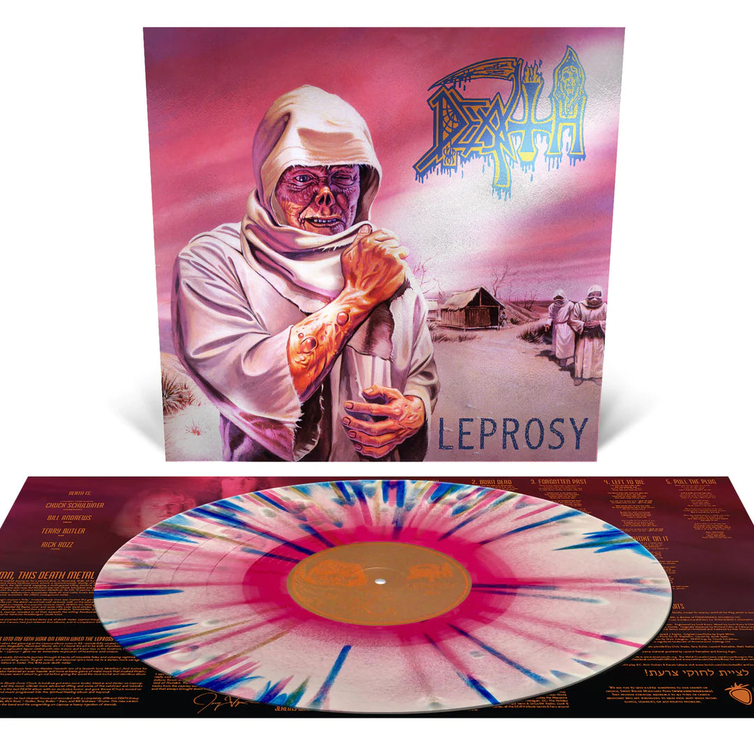 Death "Leprosy" Tri Colour Vinyl with Silver Foil Laminated Jacket - PRE-ORDER