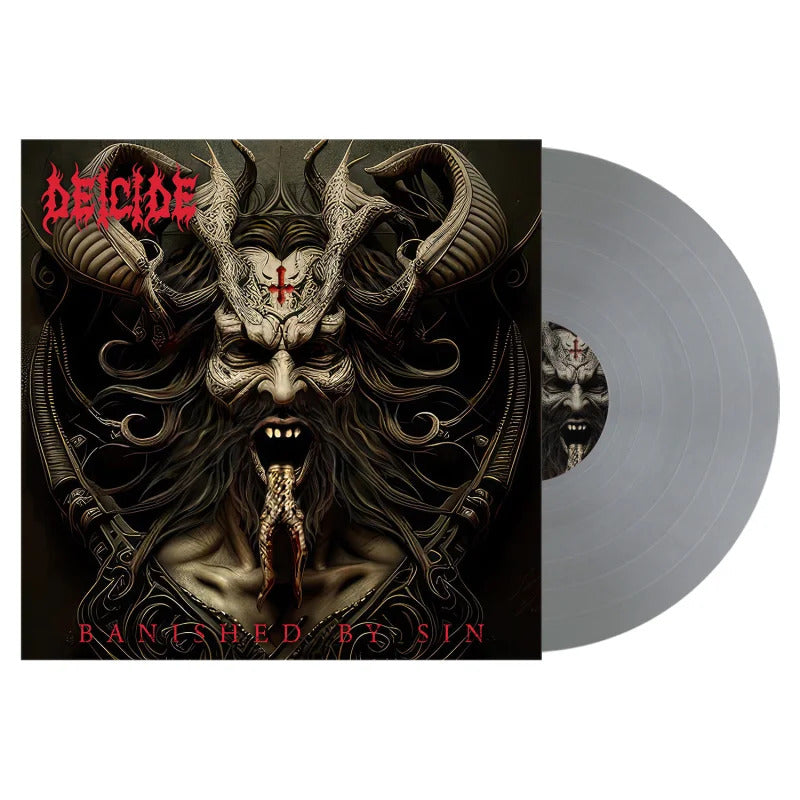 Deicide "Banished By Sin" Silver Vinyl