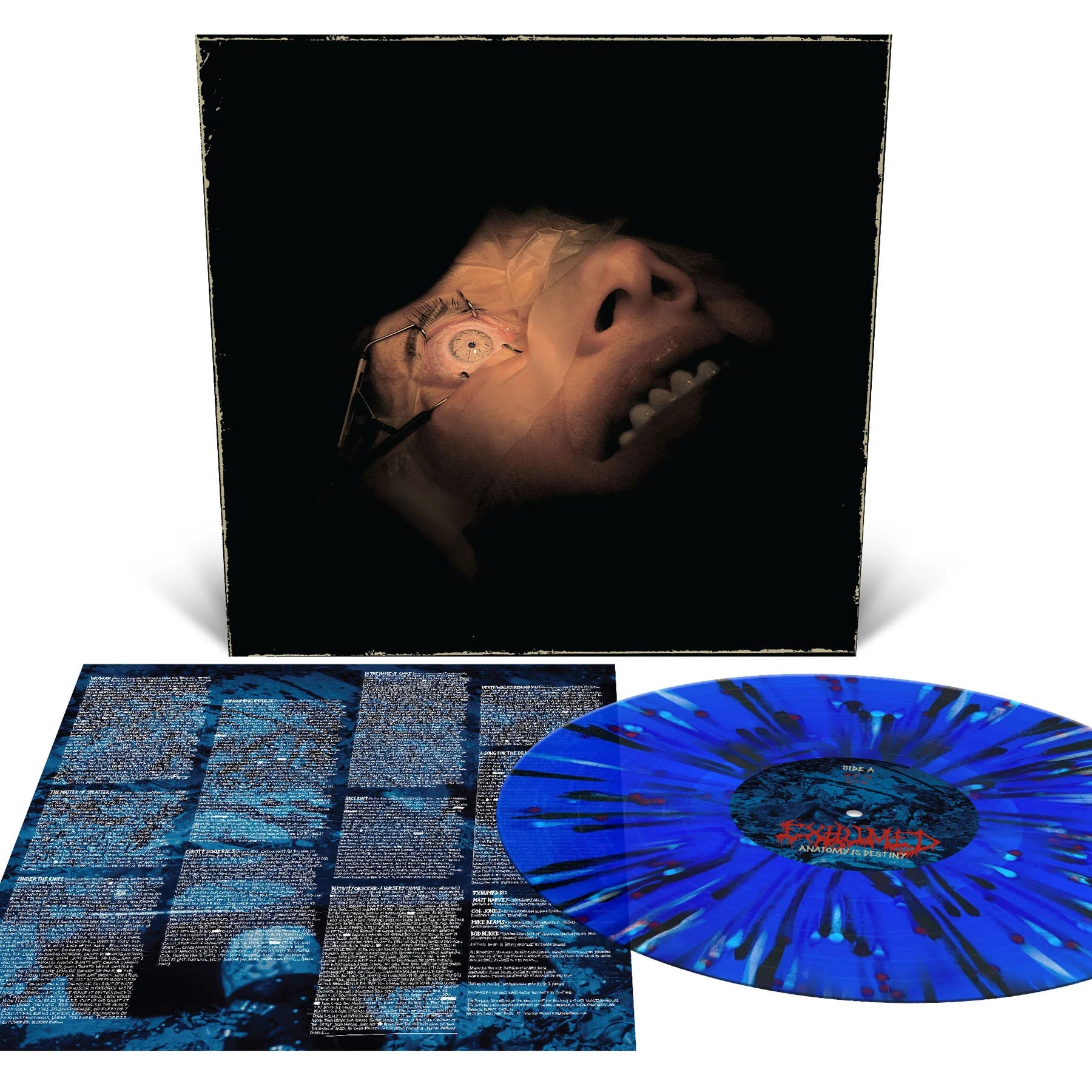 Exhumed "Anatomy Is Destiny" Royal Blue w/ Splatter Vinyl