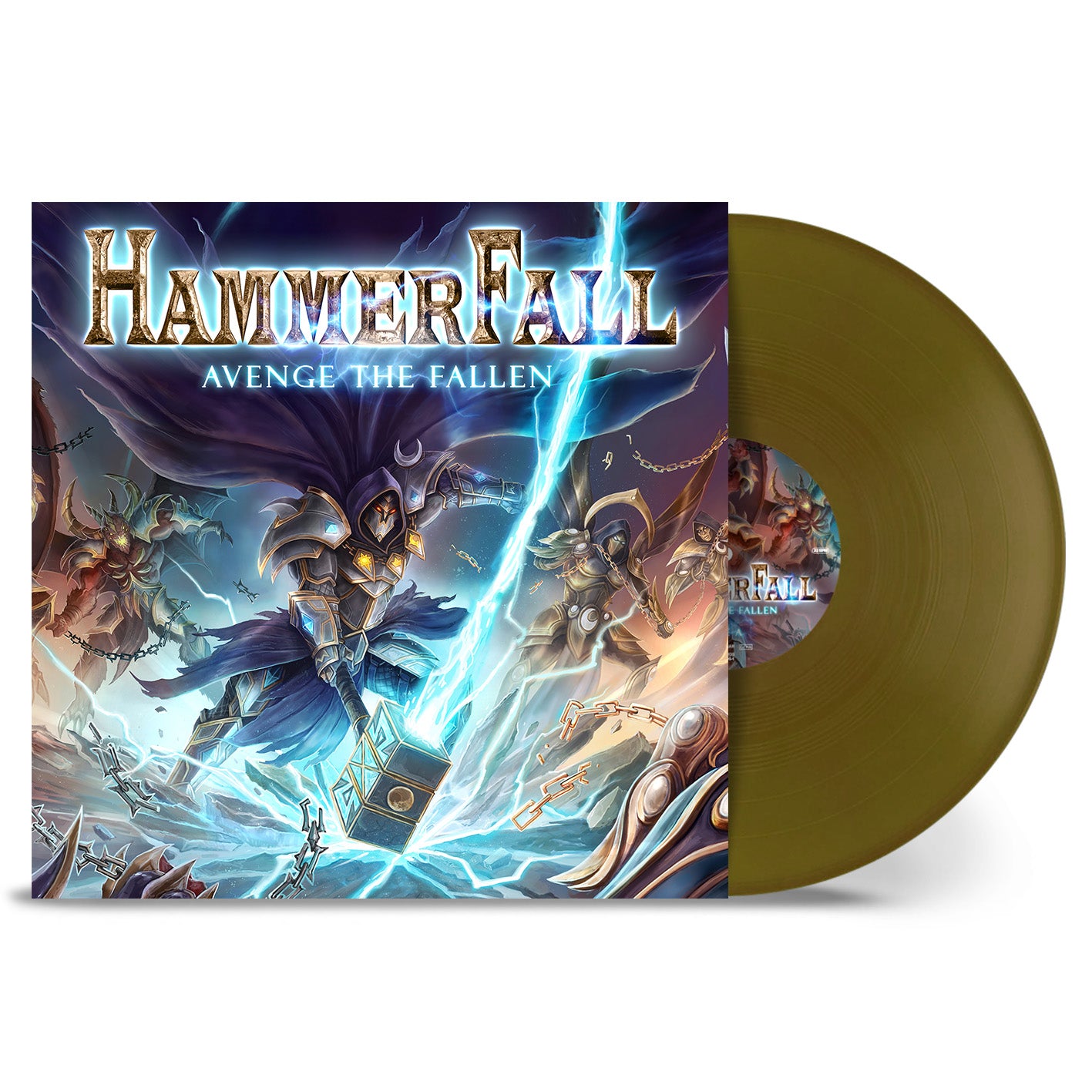 Hammerfall "Avenge The Fallen" Solid Gold Vinyl - PRE-ORDER