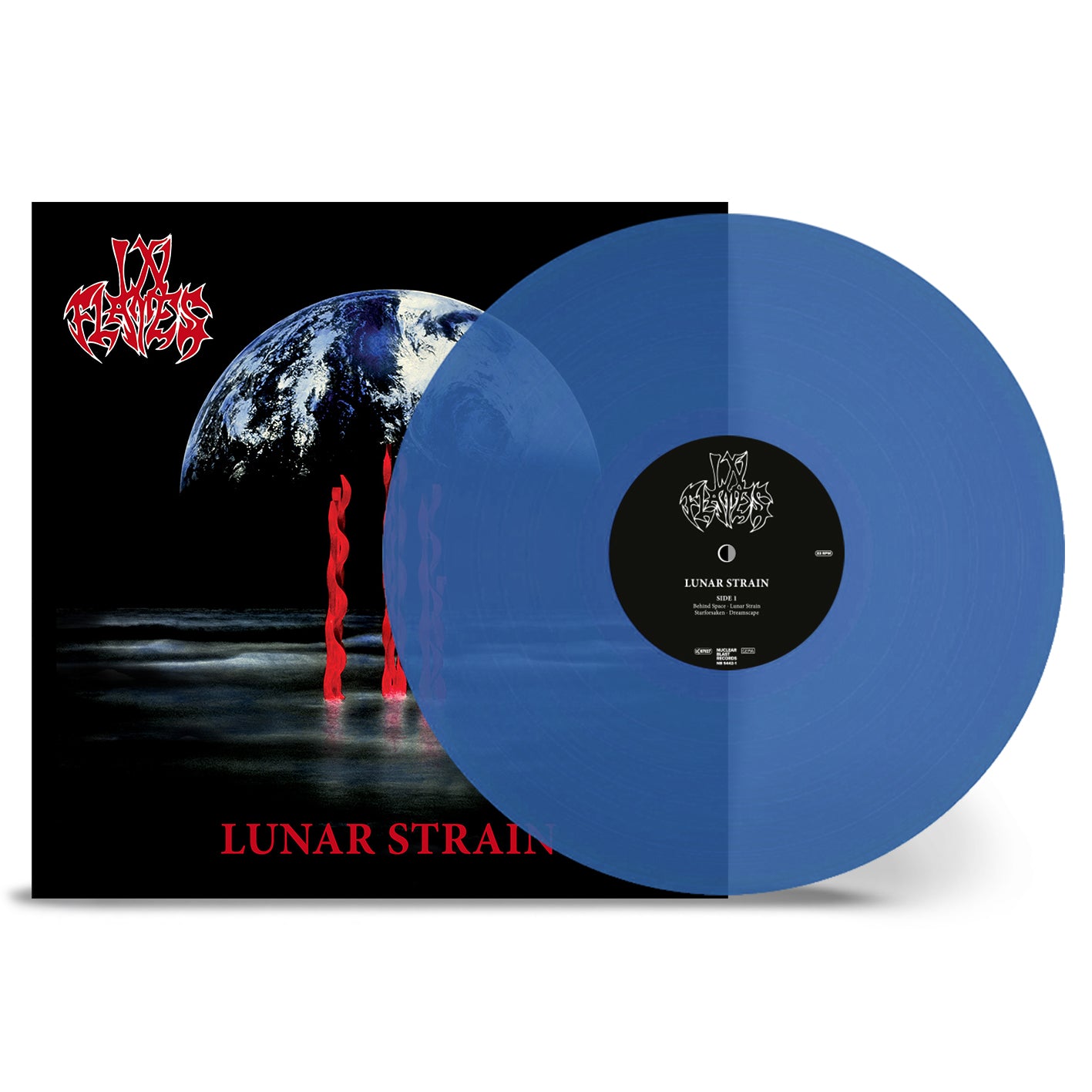 In Flames "Lunar Strain (30th Anniversary)" 180g Blue Vinyl - PRE-ORDER