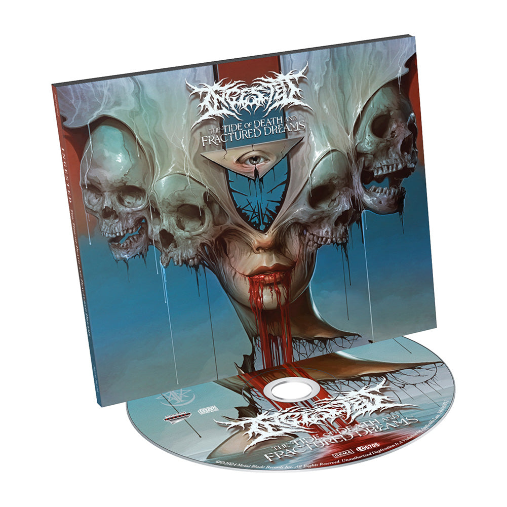 Ingested "The Tide of Death and Fractured Dreams" Digipak CD