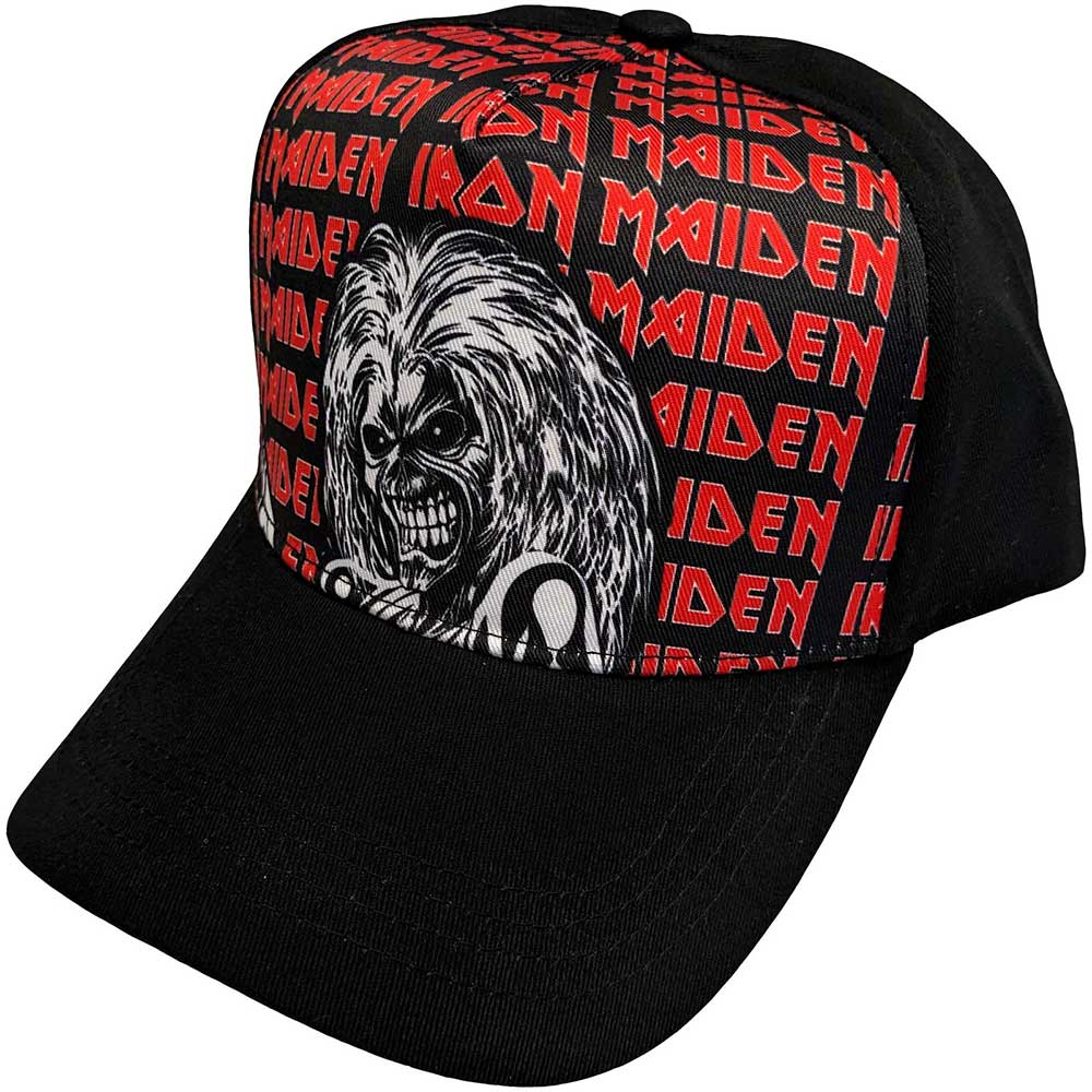 Iron Maiden "Eddie Logo Repeat" Baseball Cap