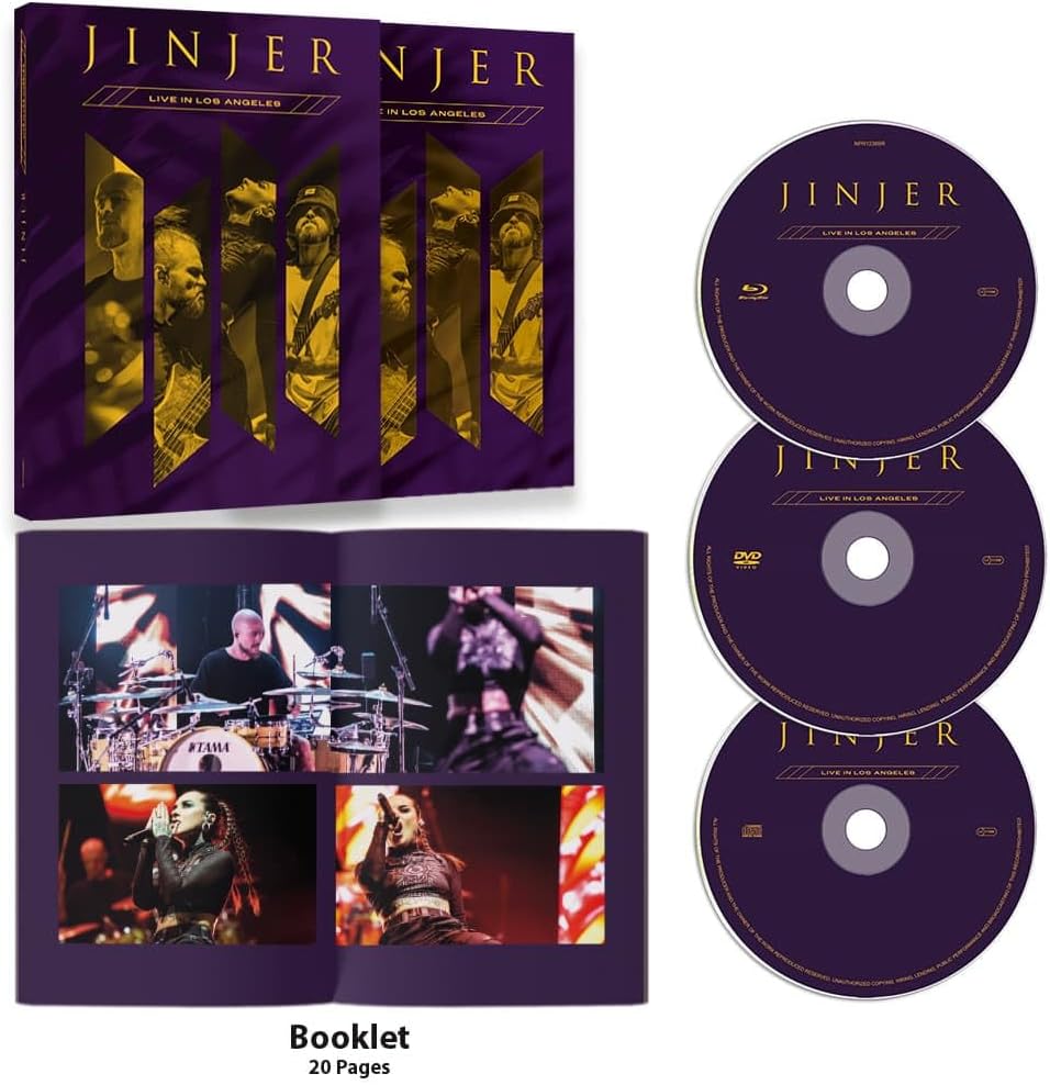 Jinjer "Live In Los Angeles" 3 x Blu-Ray