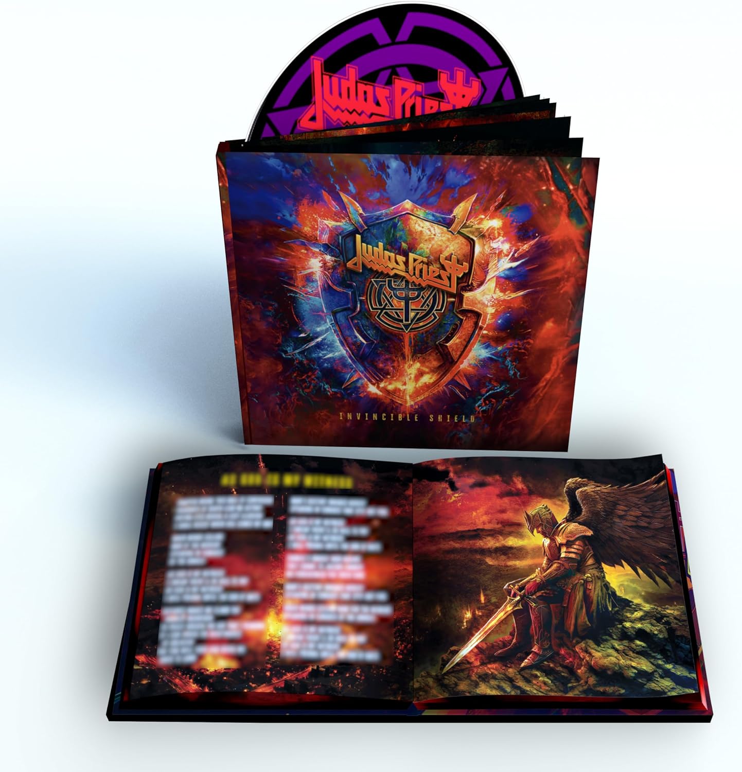 Judas Priest "Invincible Shield" Deluxe CD in Casebound Book