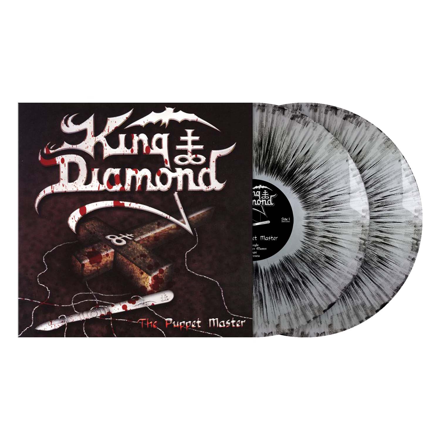 King Diamond "The Puppet Master" 2x12" Silver Blackdust Vinyl (ltd to
