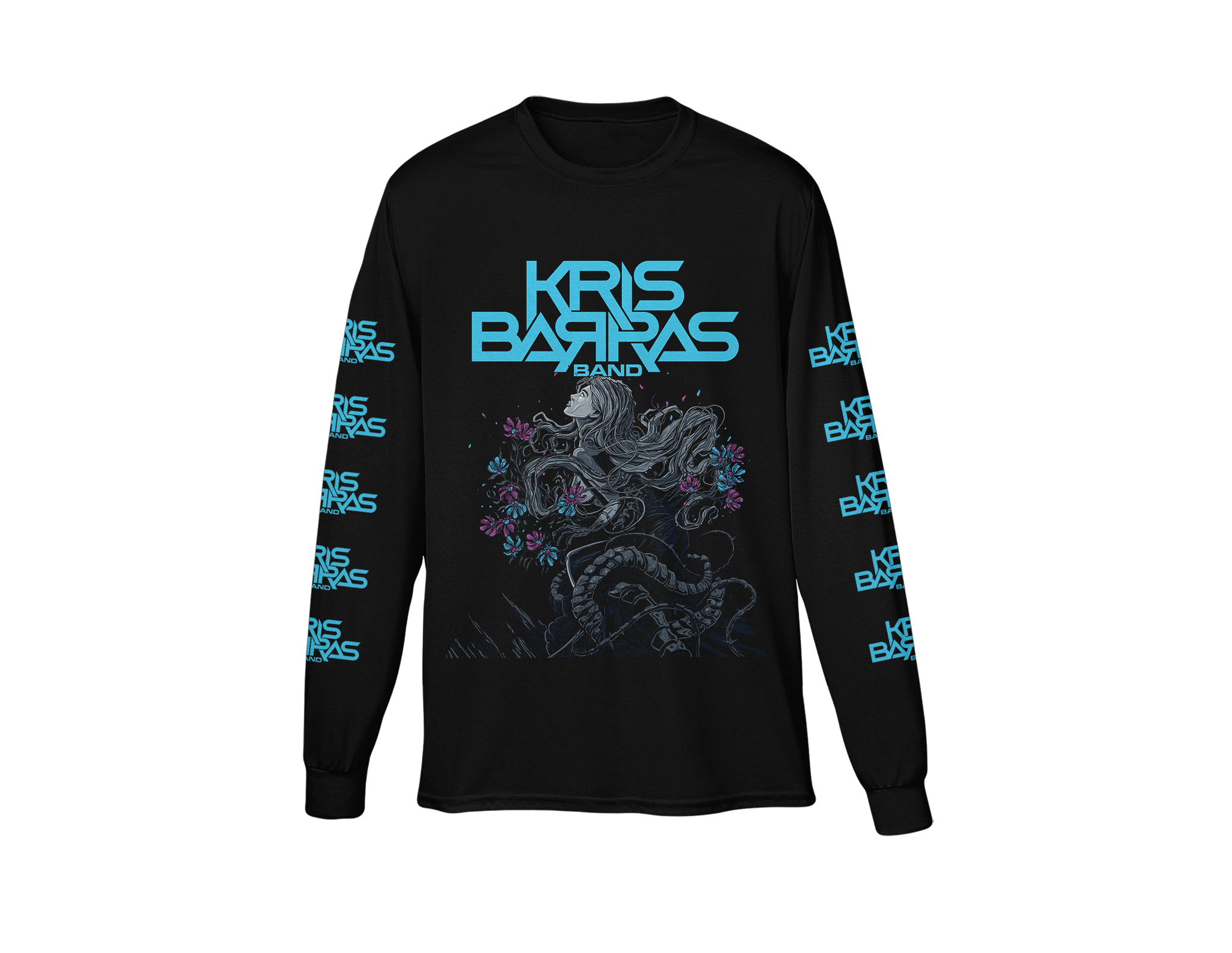 Kris Barras Band "Halo Effect" Long Sleeve T shirt