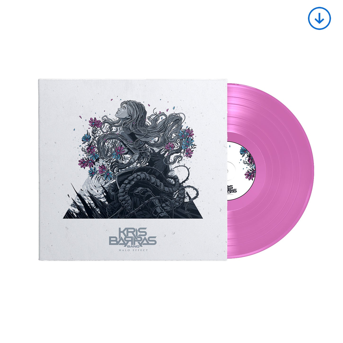 Kris Barras Band "Halo Effect" Pink Vinyl + Download