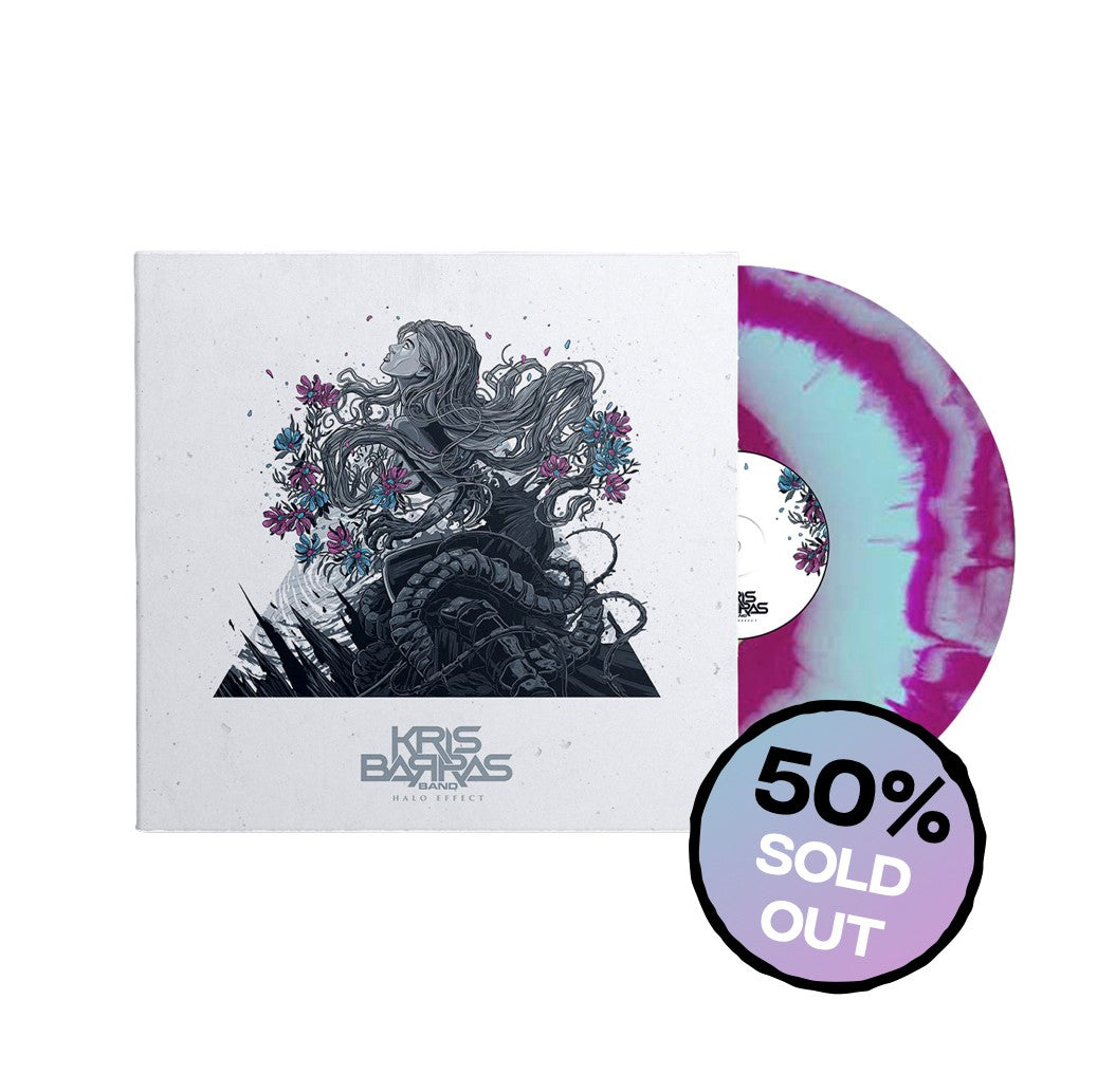 Kris Barras Band "Halo Effect" Blue / Pink Merge Vinyl + Download