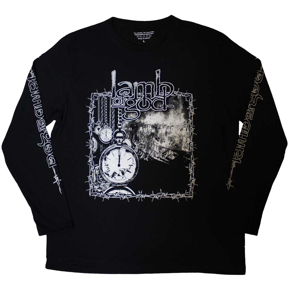 Lamb of God "Barbed Wire" Long Sleeve T shirt