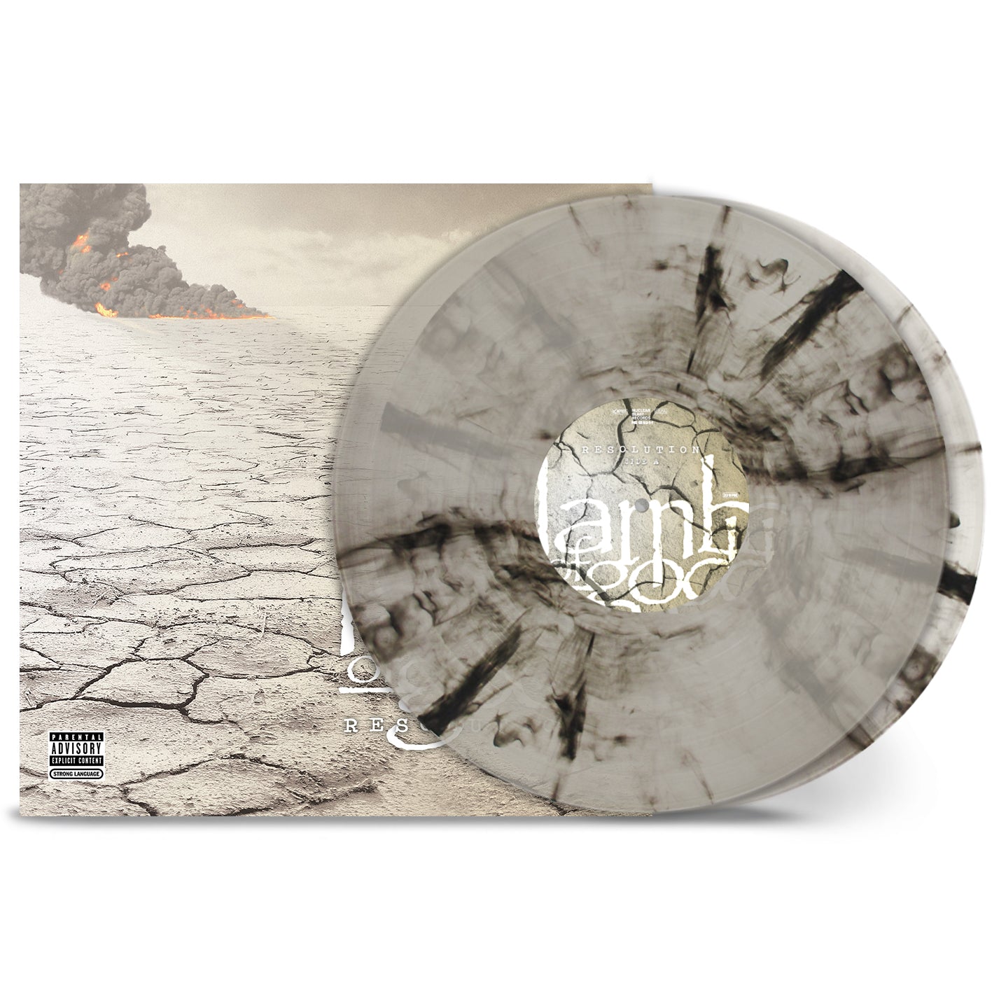 Lamb Of God "Resolution" 2x12" Natural / Black Marble Vinyl - PRE-ORDER