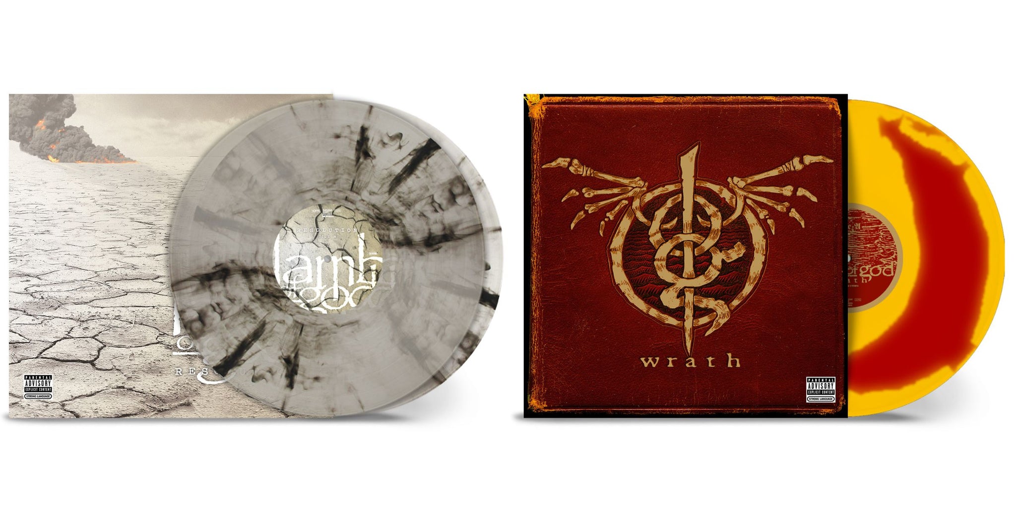 Lamb Of God "Wrath" & "Resolution" Mixed Colour Vinyl - PRE-ORDER
