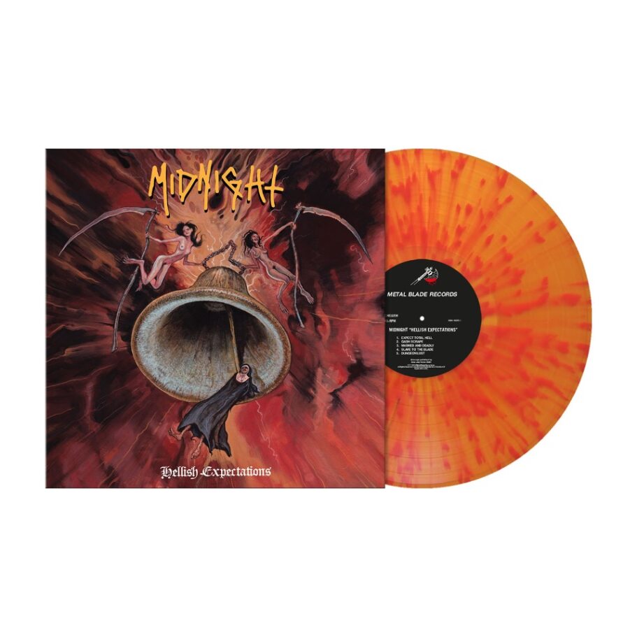 Midnight "Hellish Expectations" Orange Red Splatter Vinyl