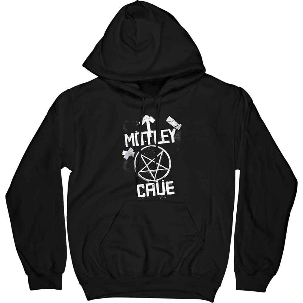 MÖTLEY CRÜE フード付きスウェット黒 Pentagram 2025 Black Hoodie – Motley Crue Store