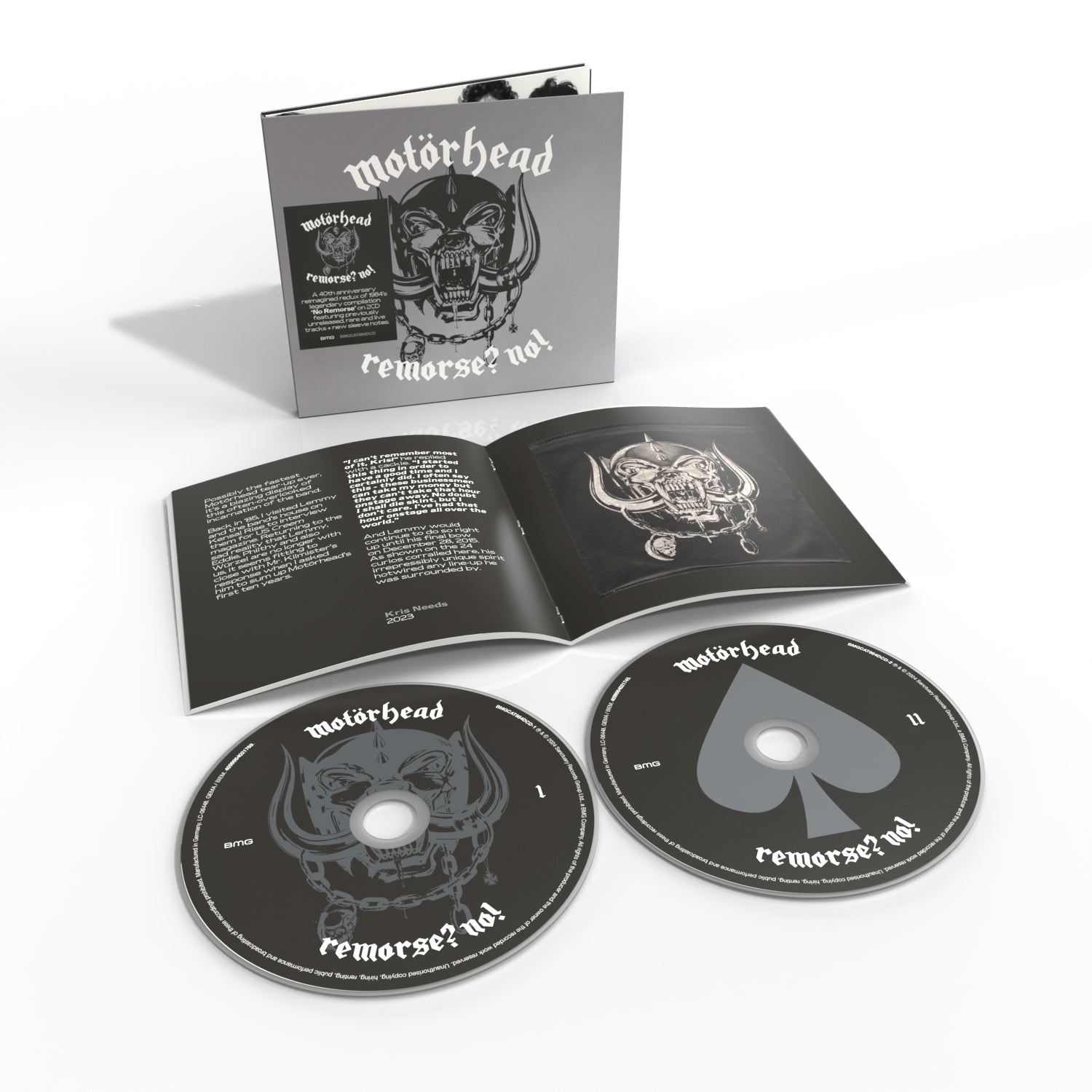 Motorhead "Remorse? No!" 2 CD Digipak - PRE-ORDER