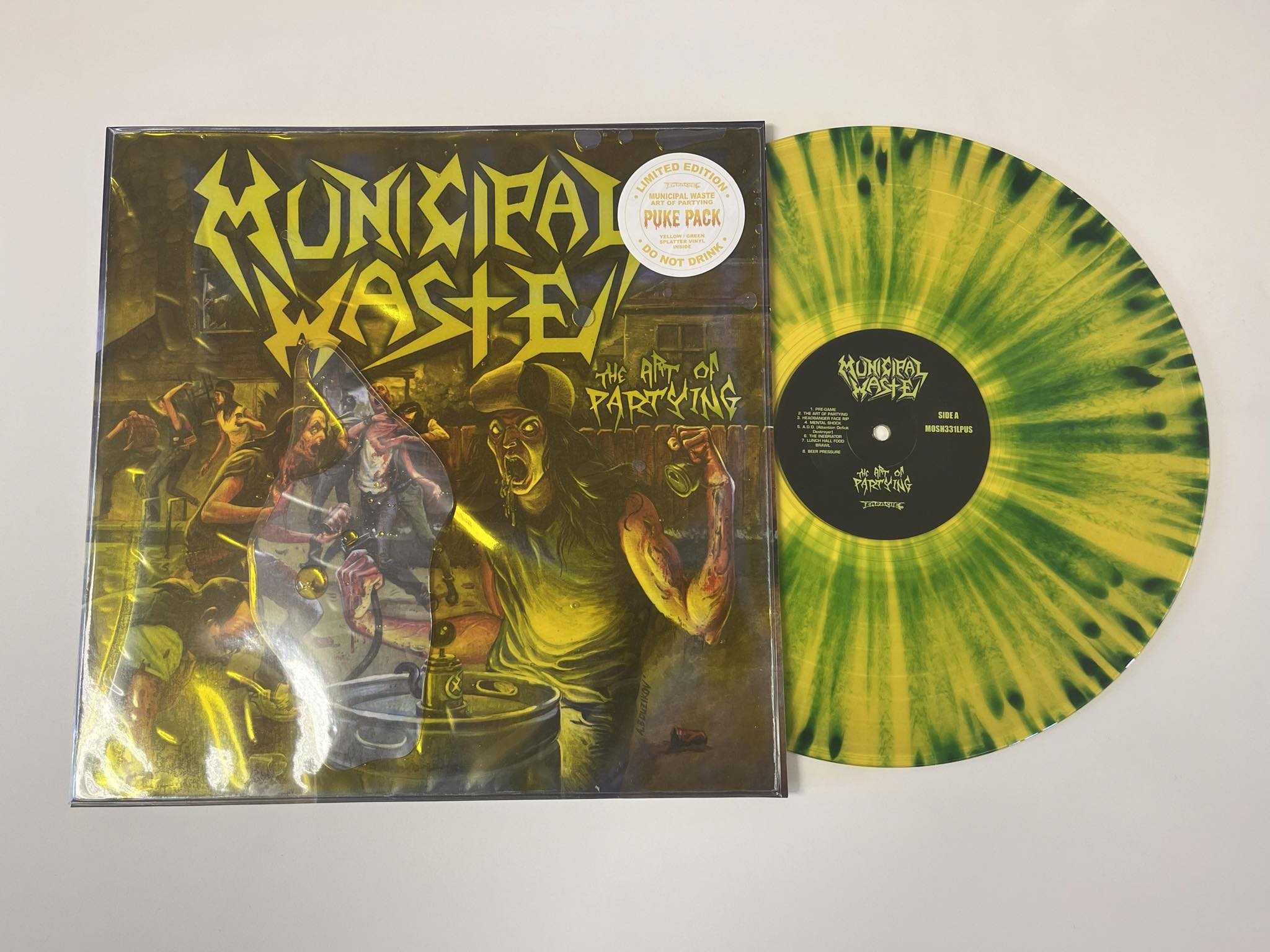 欧LP Municipal Waste The Art Of Partying MOSH331LPUS Earache 未開封 /00260 Municipal Waste - The Art Of Partying[LP] - Amazon.com Music