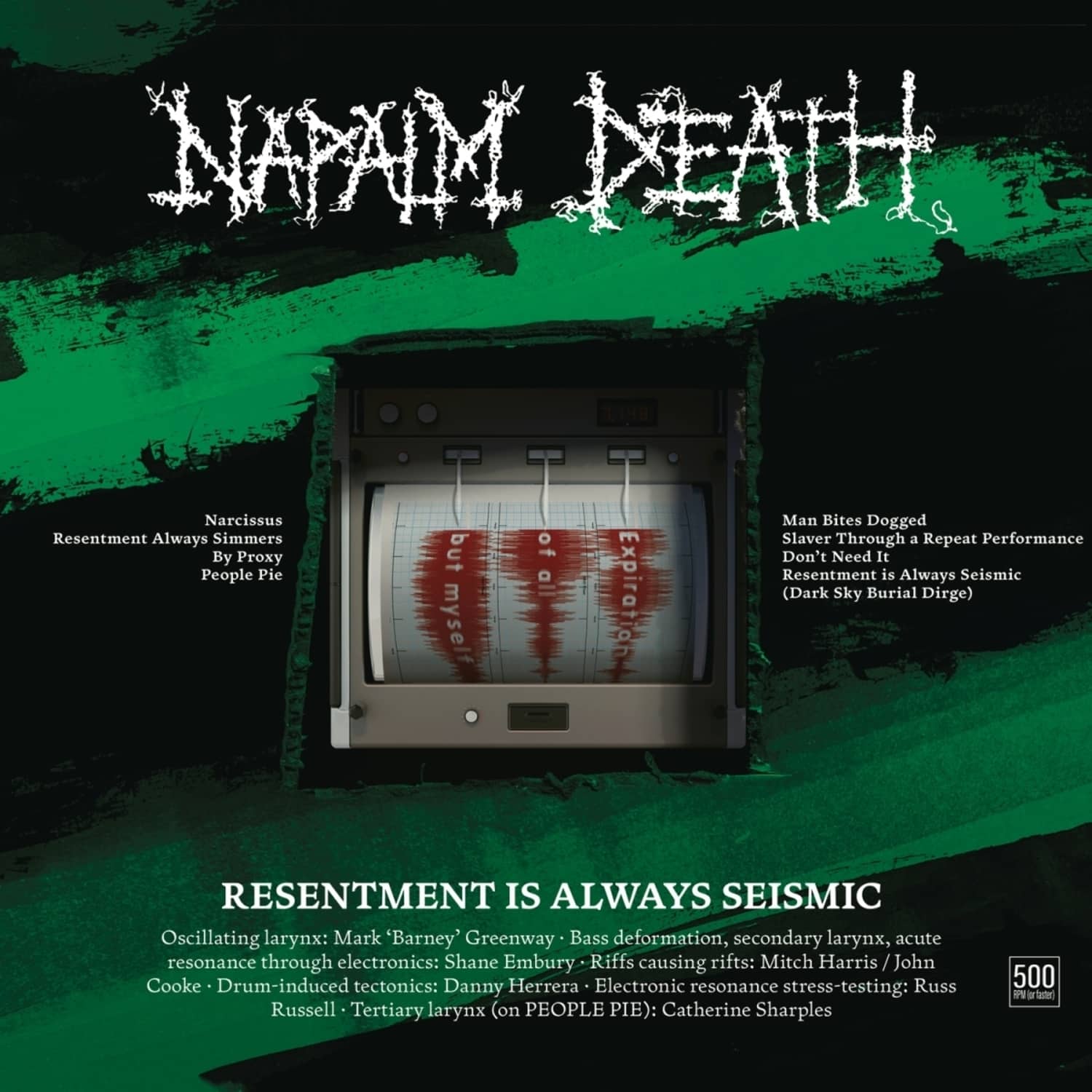 Napalm Death "Resentment Is Always Seismic - A Final Throw of Throes" CD - PRE-ORDER