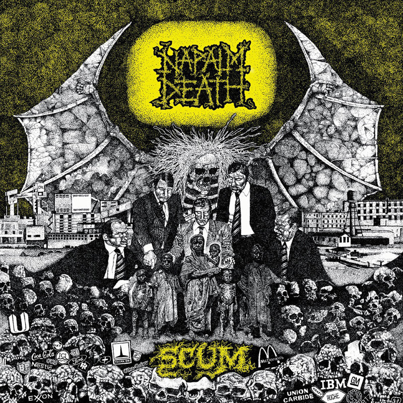 Napalm Death "Scum" FDR Black Vinyl