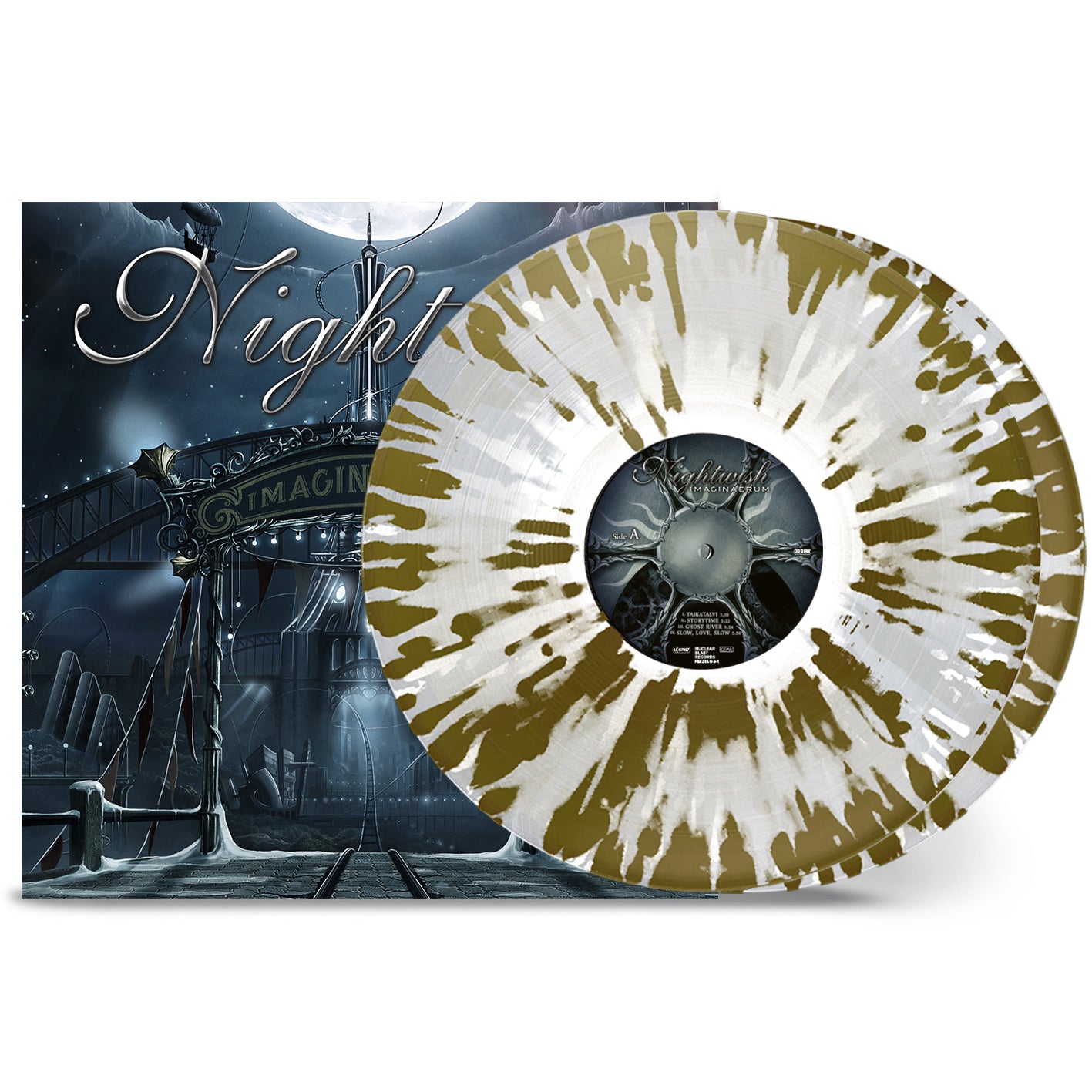 Nightwish "Imaginaerum" 2x12" Clear Gold White Splatter Vinyl - PRE-ORDER