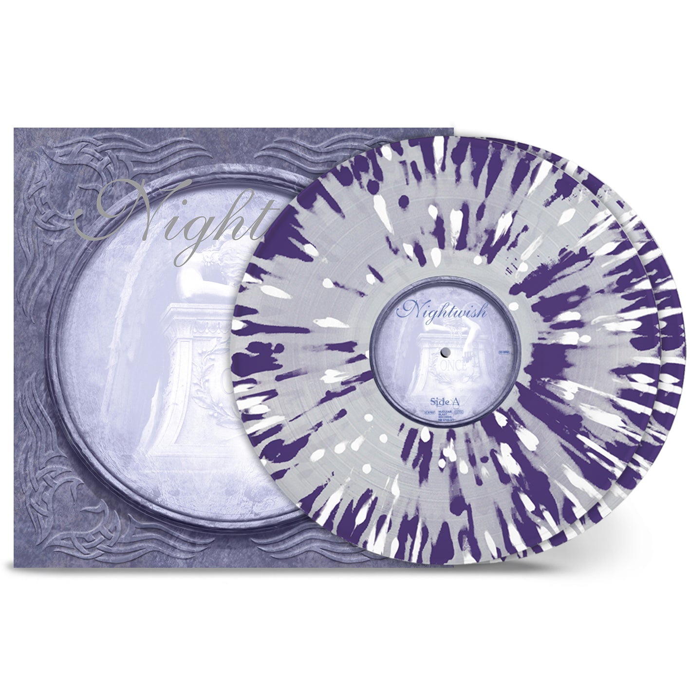 Nightwish "Once" 2x12" Clear White Purple Splatter Vinyl - PRE-ORDER