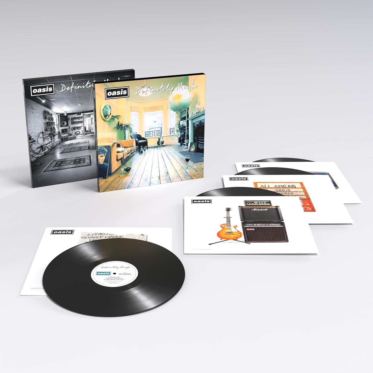 Oasis "Definitely Maybe (Deluxe Edition)" 30th Anniversary 4x12" Vinyl ...