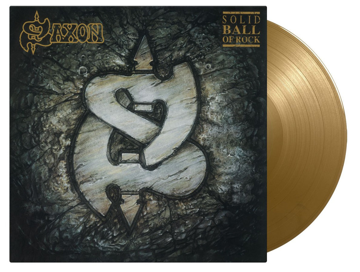 Saxon "Solid Ball Of Rock" 180g Gold Vinyl