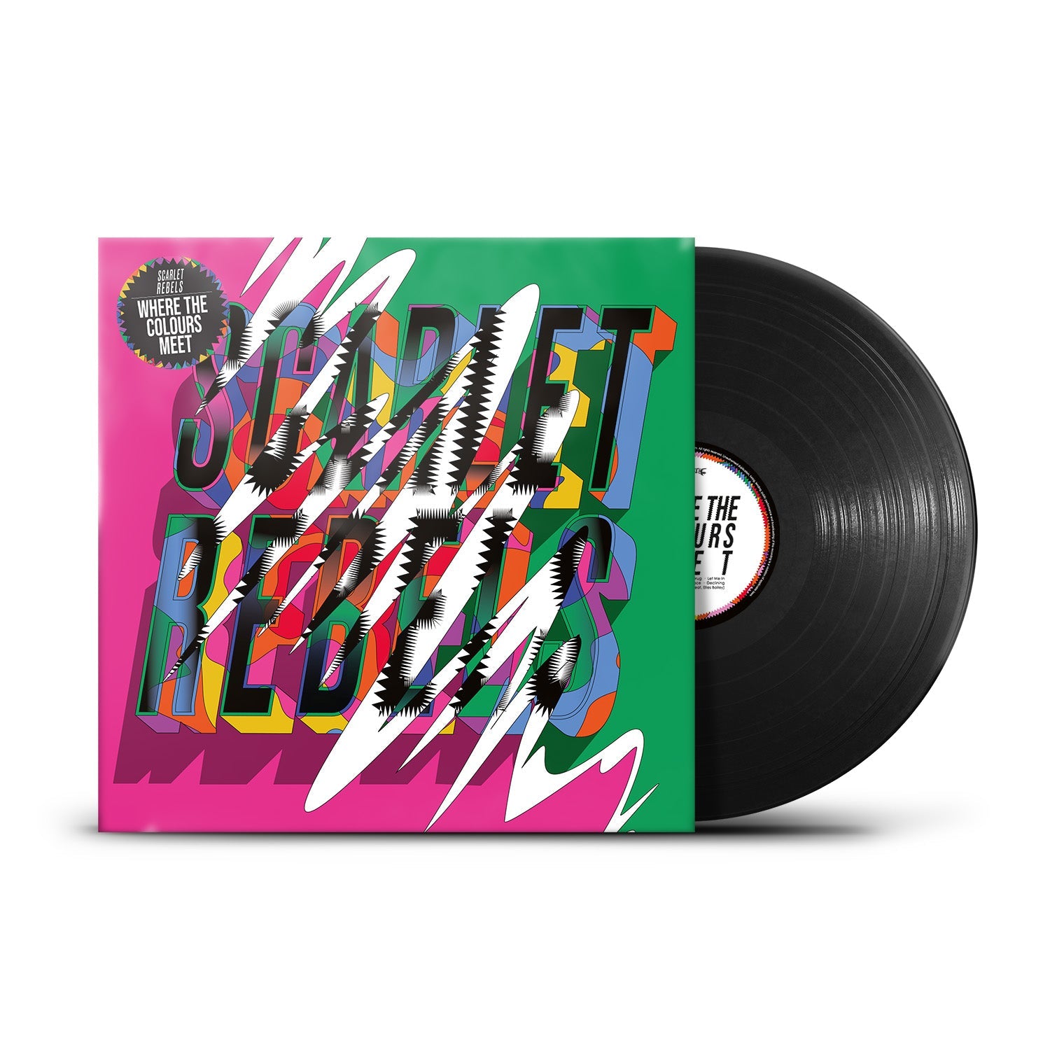 Scarlet Rebels "Where The Colours Meet" Black Vinyl & Download - PRE-ORDER