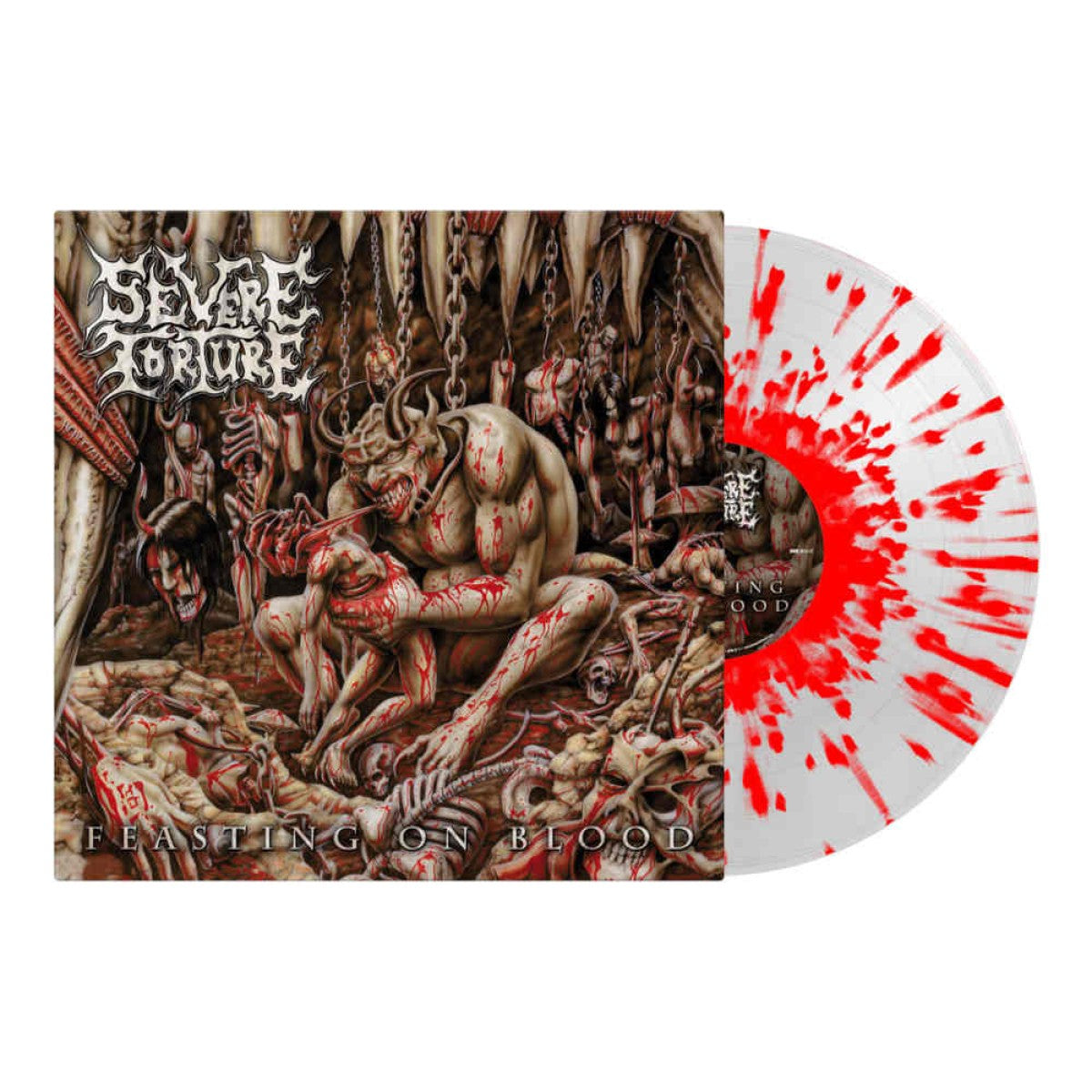 Severe Torture "Feasting On Blood" Splatter Vinyl