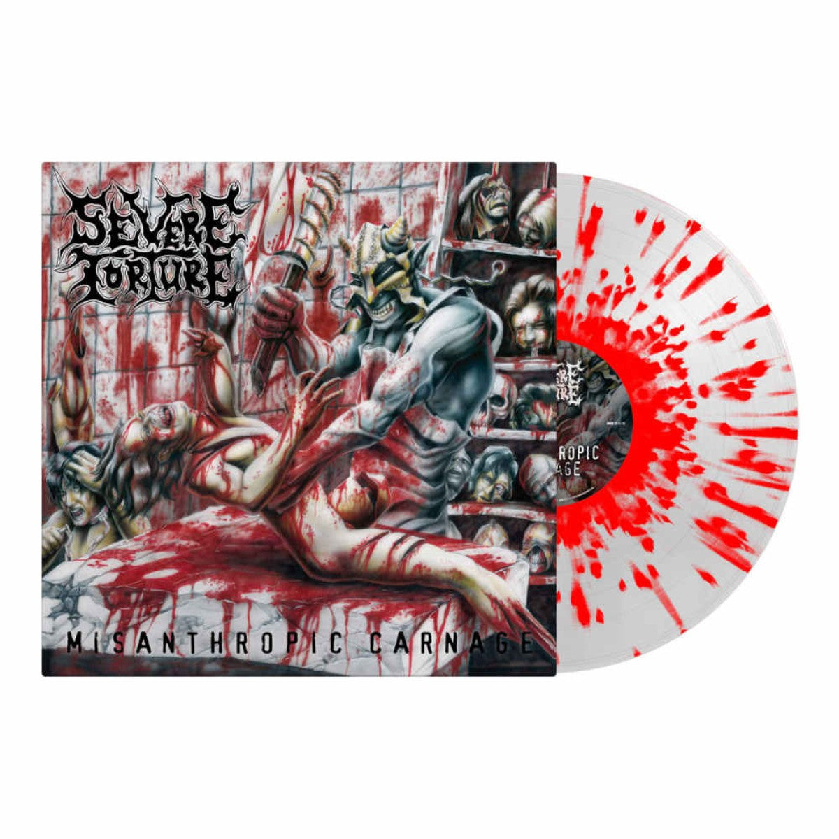 Severe Torture "Misanthropic Carnage" Splatter Vinyl
