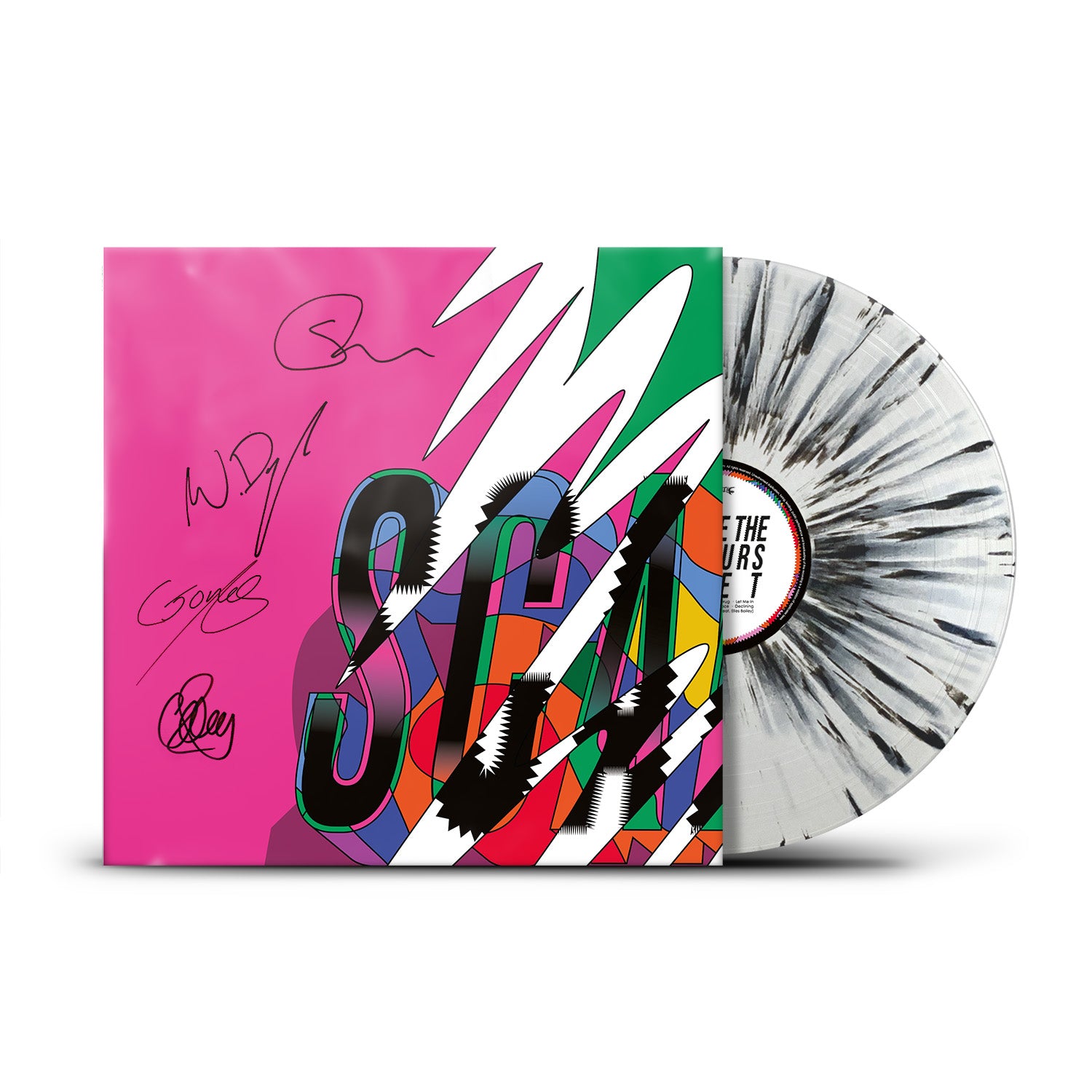 Scarlet Rebels "Where The Colours Meet" SIGNED White / Black Splatter Vinyl & Download - PRE-ORDER