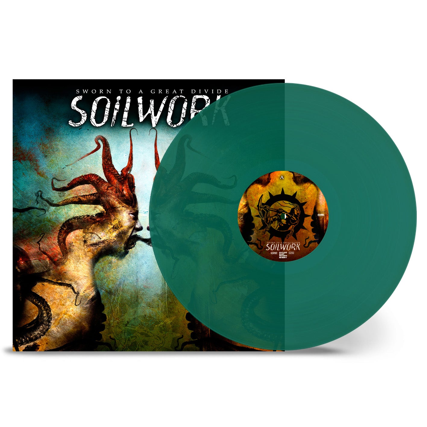 Soilwork "Sworn To A Great Divide" Transparent Green Vinyl