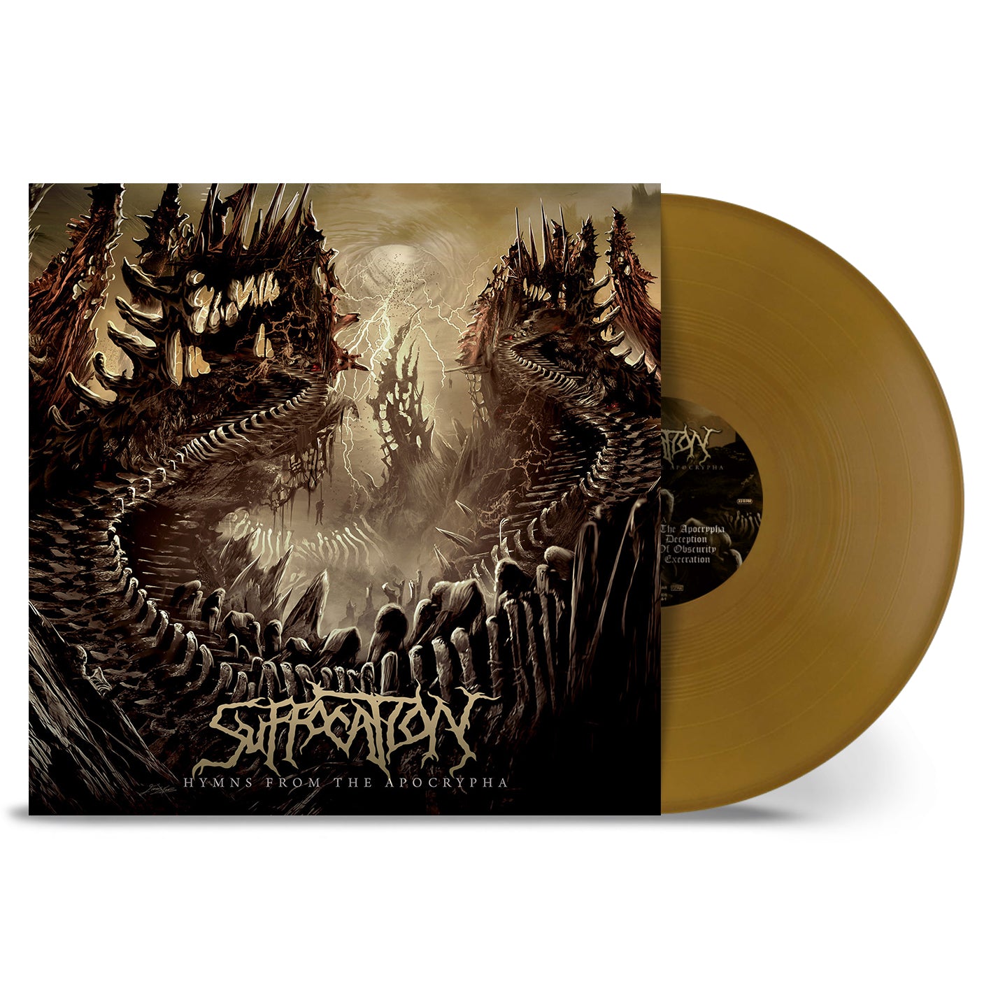 Suffocation "Hymns From The Apocrypha" Gold Vinyl