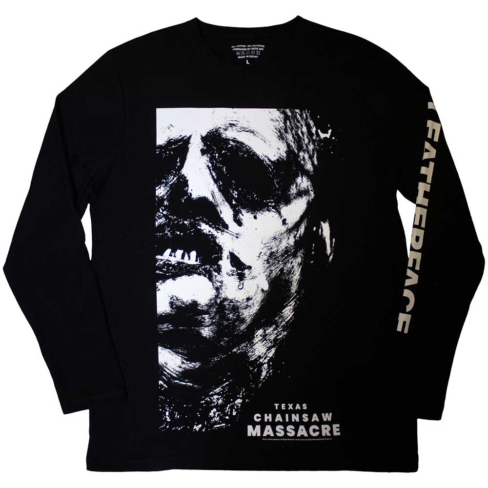 The Texas Chainsaw Massacre "Leather Face" Long Sleeve T shirt