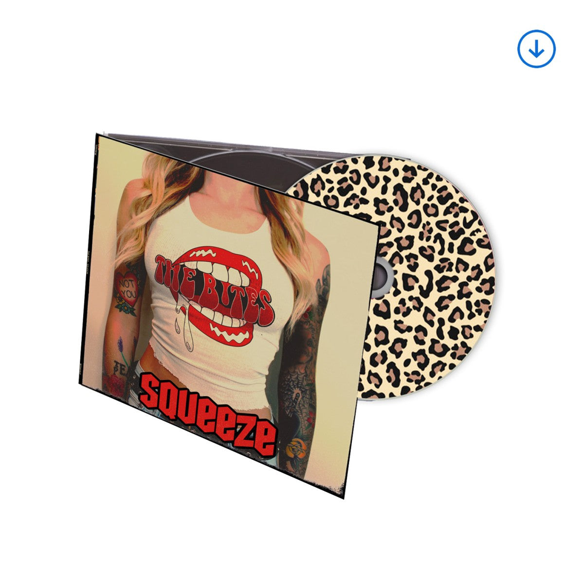The Bites "Squeeze" Leopard Print CD (100 Copies Only)