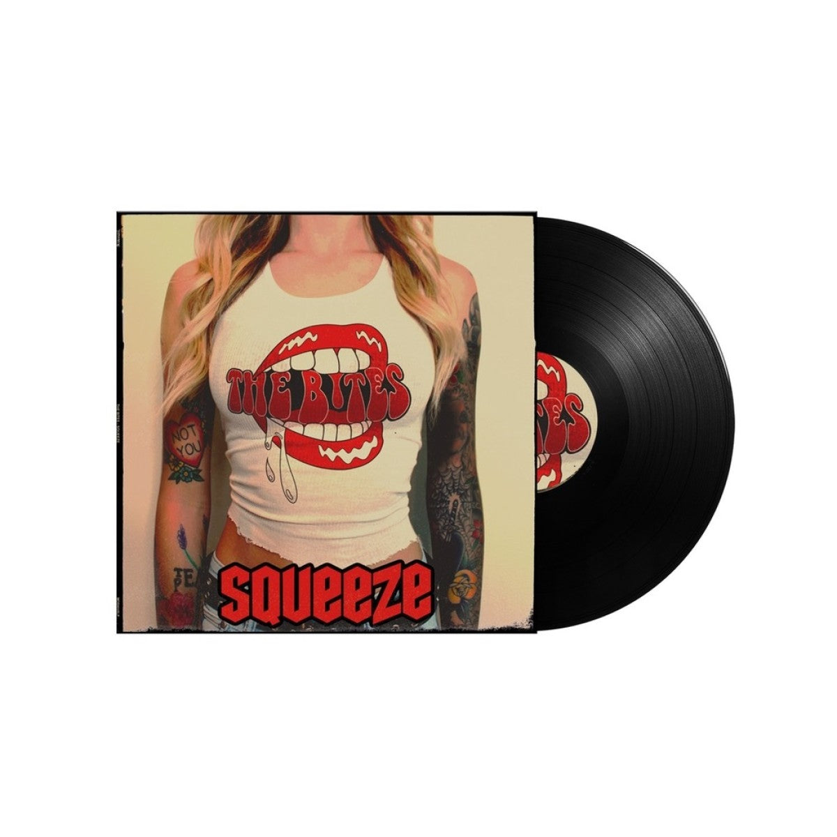 The Bites "Squeeze" Black Vinyl w/ Lavish 12" Booklet