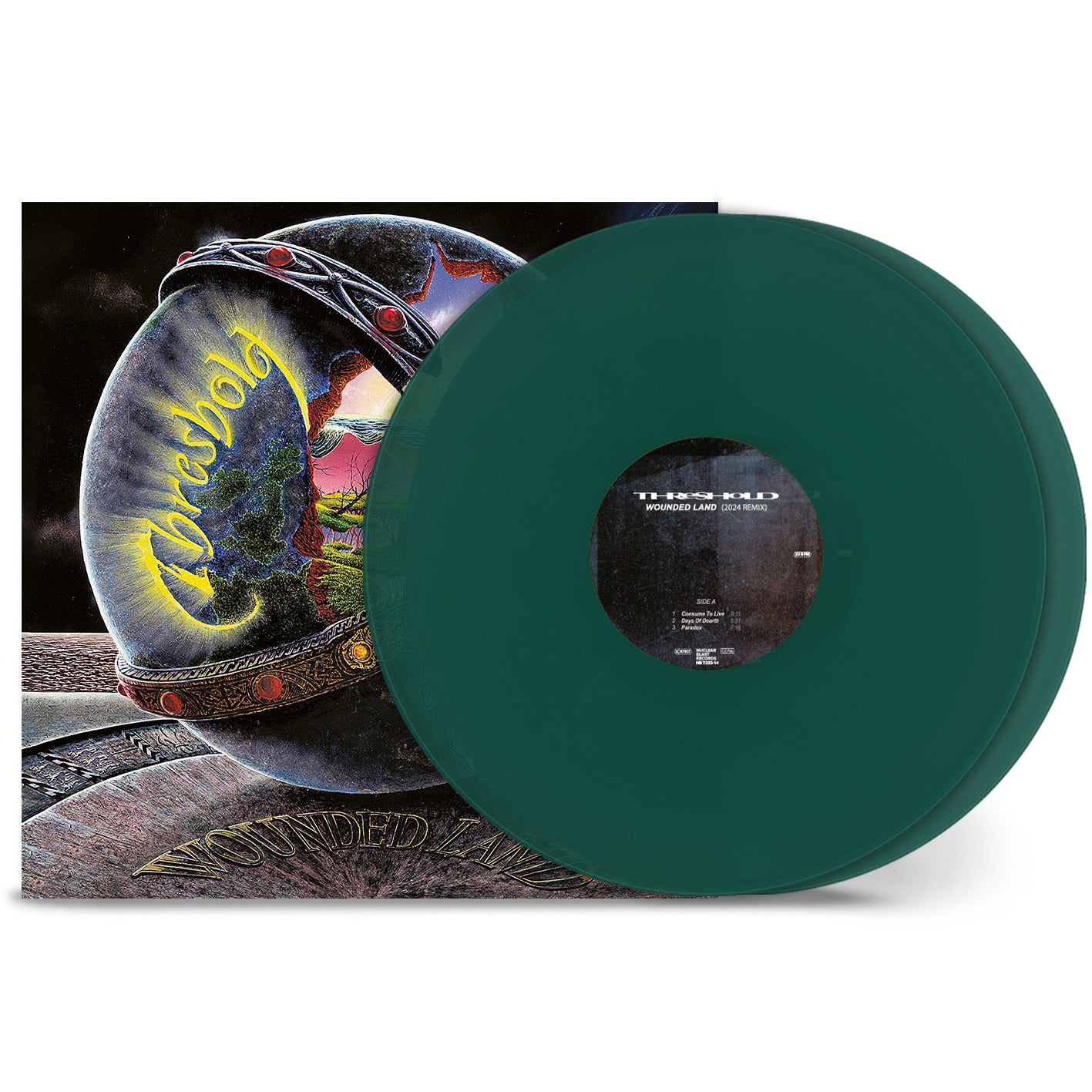 Threshold "Wounded Land (Remixed & Remastered)" 2x12" Transparent Green Vinyl - PRE-ORDER