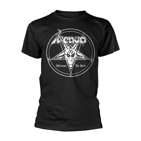 Venom "Welcome To Hell - White Print" T shirt