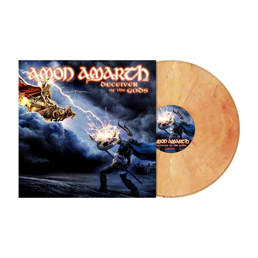 Amon Amarth "Deceiver Of The Gods" Beige Red Marbled Vinyl