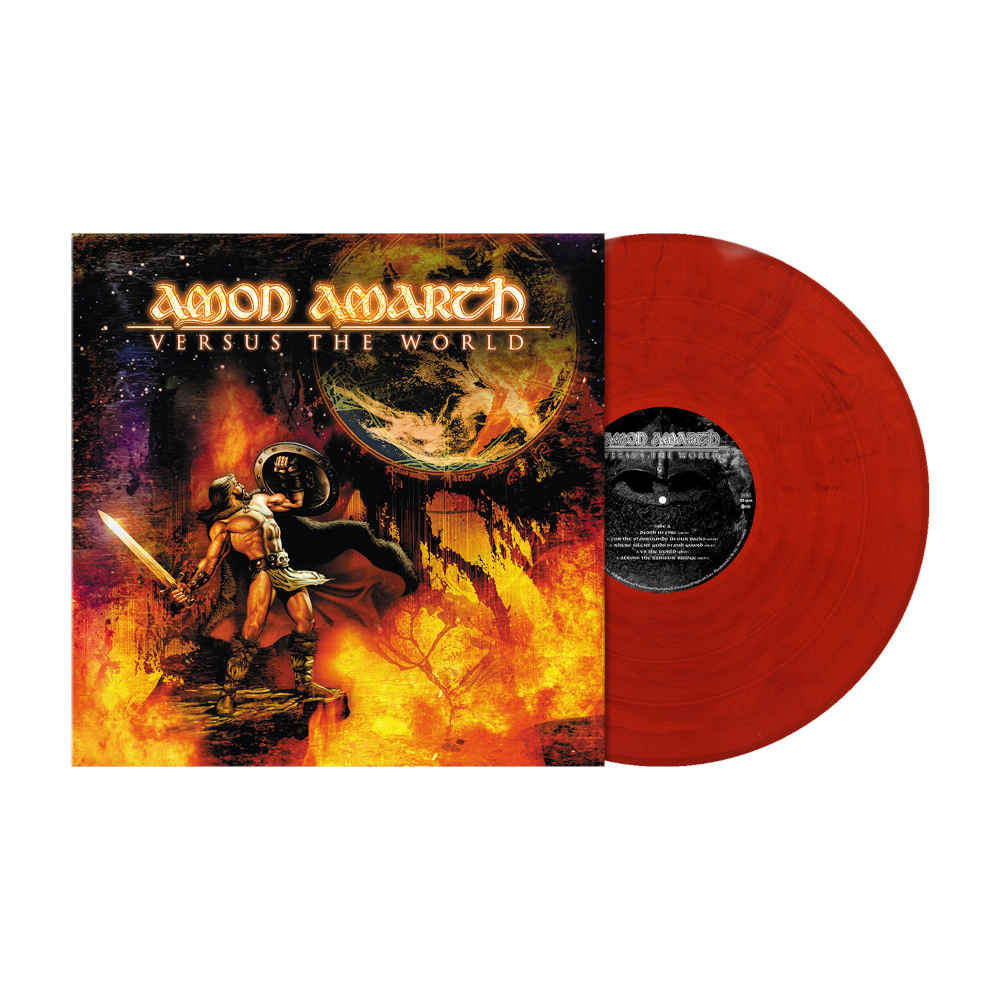 Amon Amarth "Versus The World" Crimson Red Marbled Vinyl